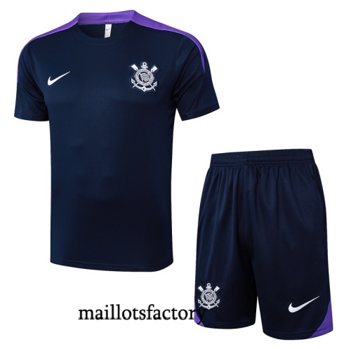 Achat Maillot d'entrainement Corinthiens + Shorts 2025/26 Bleu Marine/Violet Kit
