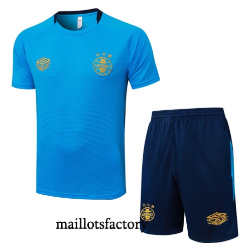 Soldes Maillot d'entrainement Gremio + Shorts 2025/26 Bleu Kit