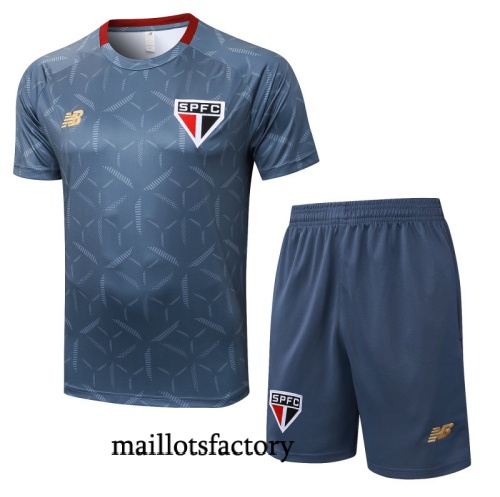Achat Maillot d'entrainement Sao Paulo + Shorts 2025/26 Gris Kit