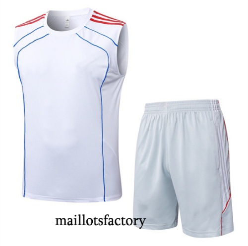 Achetez Maillot d'entrainement Bayern Munich Debardeur 2025/26 Blanc/Rouge/Bleu Kit