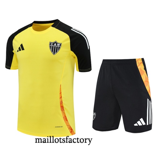 Site Maillot d'entrainement Atletico Mineiro + Shorts 2025/26 Jaune/Noir Kit