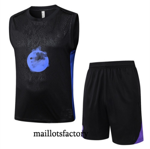 Achat Maillot d'entrainement Barcelone Debardeur 2025/26 Noir/Violet Kit