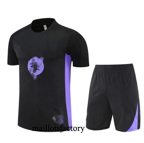 Achetez Maillot d'entrainement Barcelone Enfant + Shorts 2025/26 Noir/Violet Kit