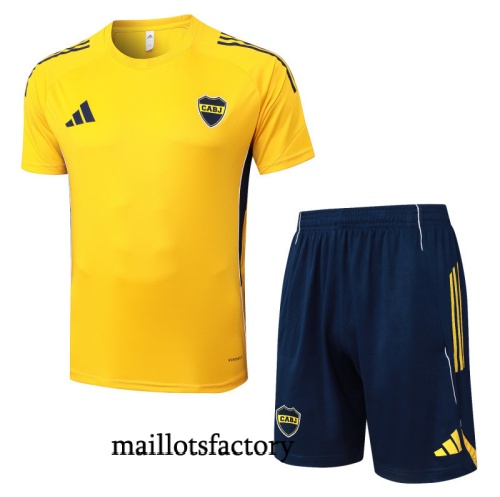 Achetez Maillot d'entrainement Barcelone Shorts 2025/26 Jaune/Bleu Marine Kit