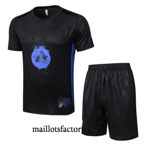 Site Maillot d'entrainement Barcelone Shorts 2025/26 Noir/Bleu Kit