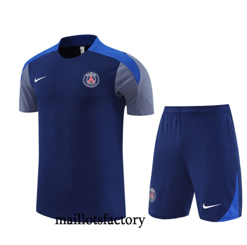 Achat Maillot d'entrainement PSG Enfant + Shorts 2025/26 Bleu Marine Kit