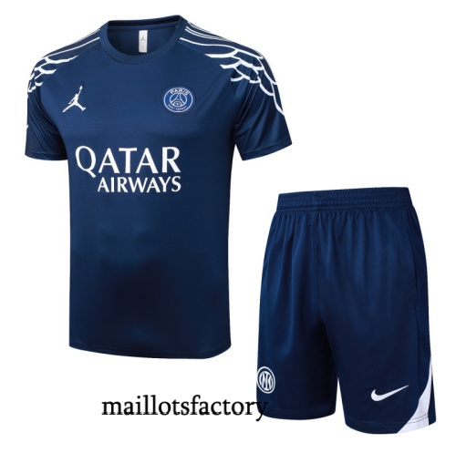 Site Maillot d'entrainement Paris PSG Shorts 2025/26 Bleu Marine/Blanc Kit