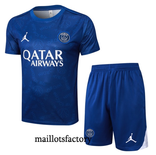 Achetez Maillot d'entrainement PSG + Shorts 2025/26 Bleu Kit