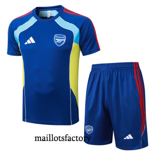 Achetez Maillot d'entrainement Arsenal Shorts 2025/26 Bleu/Jaune/Rouge Kit