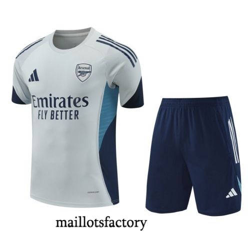 Achat Maillot d'entrainement Arsenal Shorts 2025/26 Gris/Bleu Marine/Bleu Kit