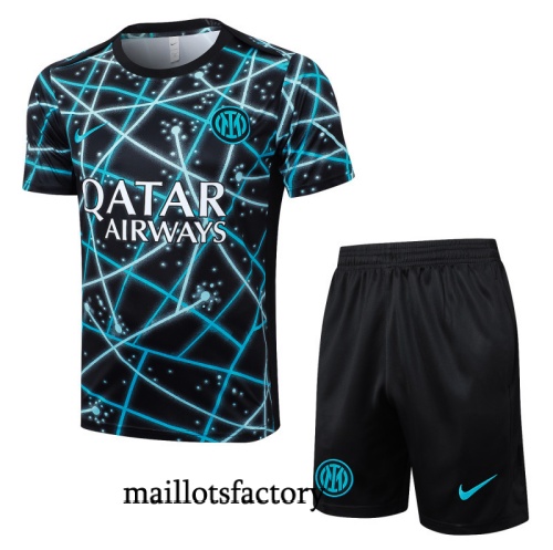 Achat Maillot d'entrainement Inter Milan + Shorts 2025/26 Noir Kit