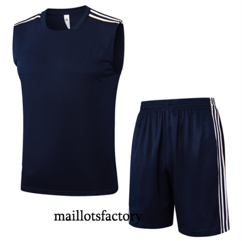 Soldes Maillot d'entrainement Juventus Debardeur 2025/26 Bleu Marine/Blanc Kit