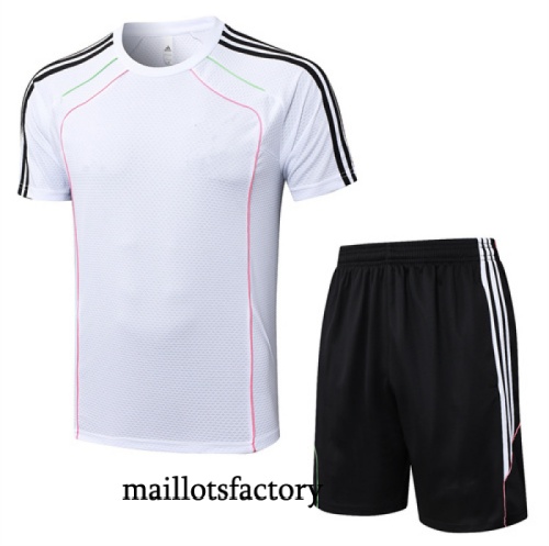 Site Maillot d'entrainement Juventus + Shorts 2025/26 Blanc/Noir/Rose Kit