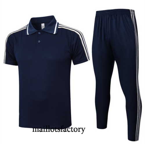 Site Maillot d'entrainement Juventus Polo 2025/26 Bleu Marine/Blanc Kit