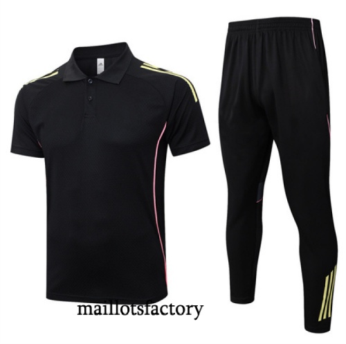 Achat Maillot d'entrainement Juventus Polo 2025/26 Noir/Jaune/Rose Kit