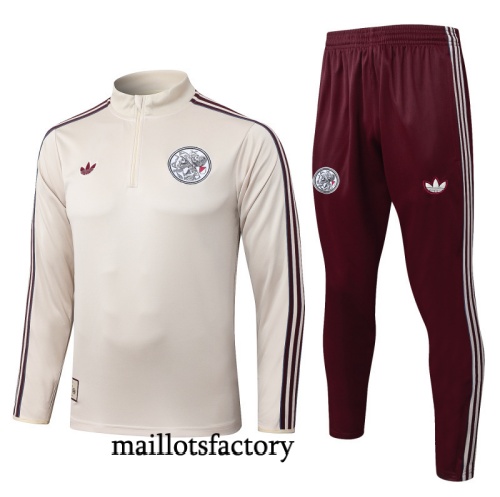 Soldes Survetement Ajax 2025/26 Jaune