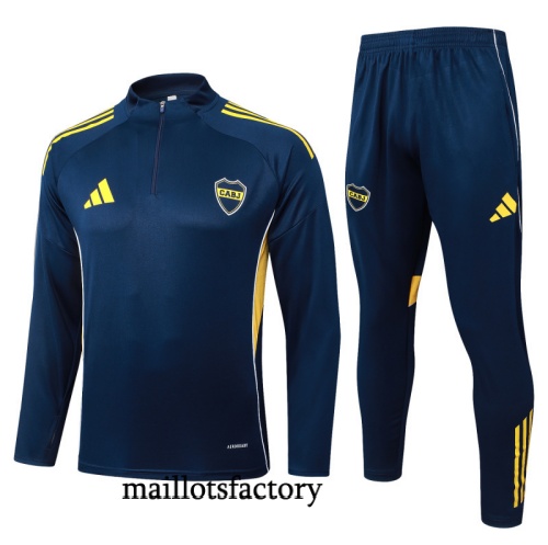 Grossiste Survetement Boca Juniors 2025/26 Bleu Marine/Jaune