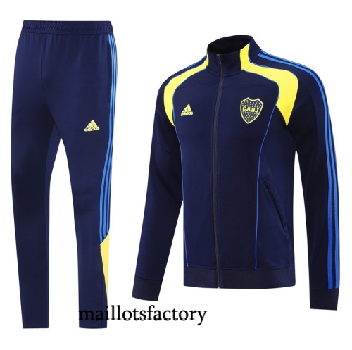 Achat Veste Survetement Boca Juniors 2025/26 Bleu Marine/Jaune