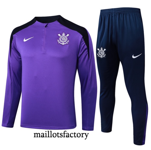 Soldes Survetement Corinthiens 2025/26 violet/Bleu Marine