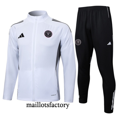 Achetez Veste Survetement Inter Miami 2025/26 Blanc/Noir