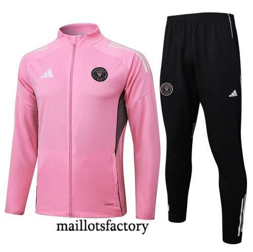 Grossiste Veste Survetement Inter Miami 2025/26 Rose/Noir