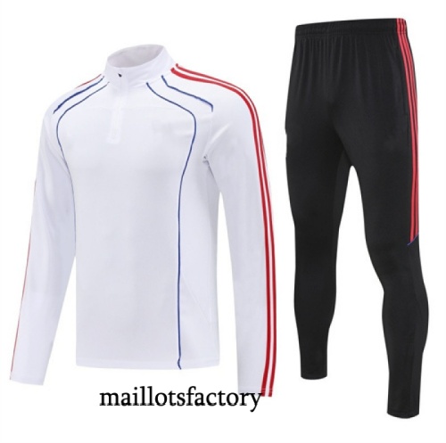Achat Survetement Bayern Munich 2025/26 Blanc/Noir/Bleu/Rouge