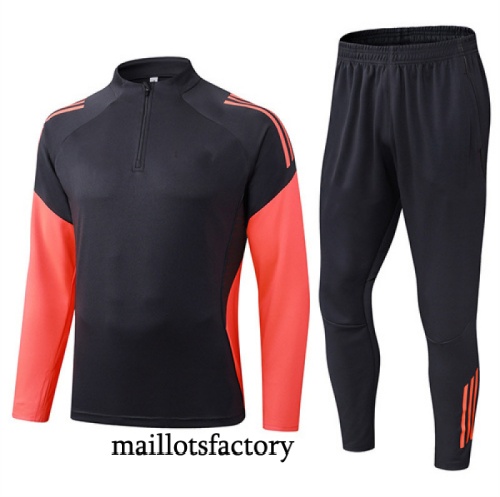 Soldes Survetement Bayern Munich 2025/26 Noir/Orange/Rouge