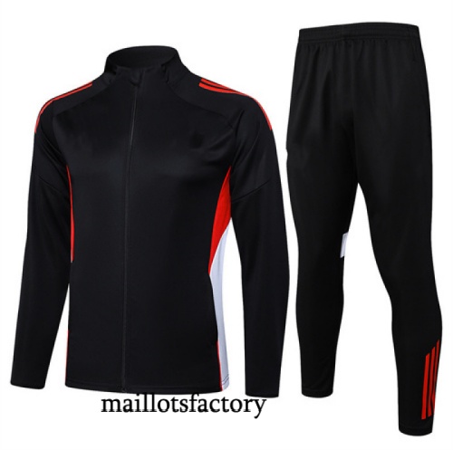 Achetez Veste Survetement Bayern Munich 2025/26 Noir/Rouge/Blanc