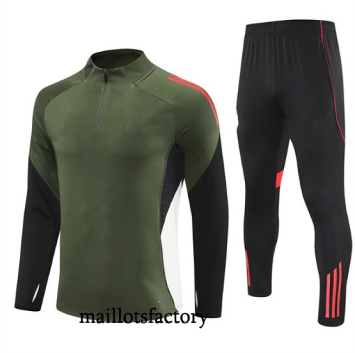 Soldes Survetement Bayern Munich 2025/26 Vert/Noir/Rouge