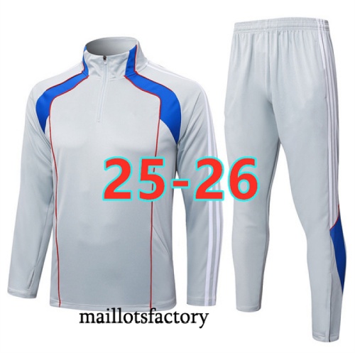 Achetez Survetement Bayern Munich 2025/26 Gris/Bleu