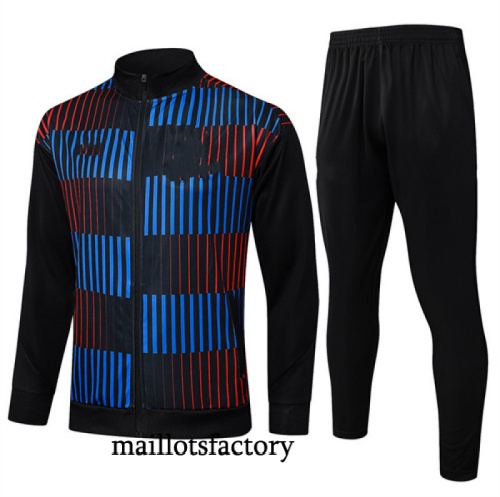 Achat Veste Survetement Barcelone 2025/26 Noir/Rouge