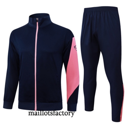 Achat Veste Survetement Barcelone 2025/26 Bleu Marine/Rose