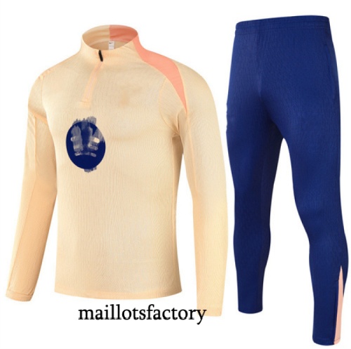 Site Survetement Barcelone 2025/26 Jaune/Bleu Marine