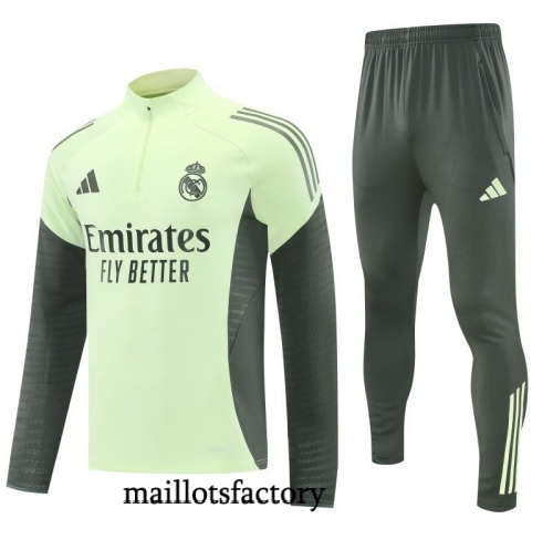Grossiste Survetement Real Madrid 2025/26 Vert Clair