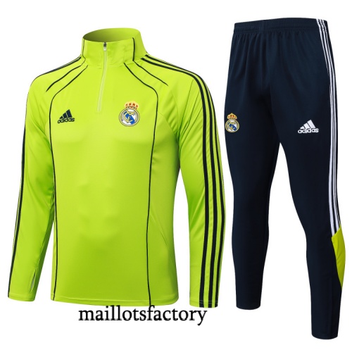 Grossiste Survetement Real Madrid 2025/26 Vert/Noir