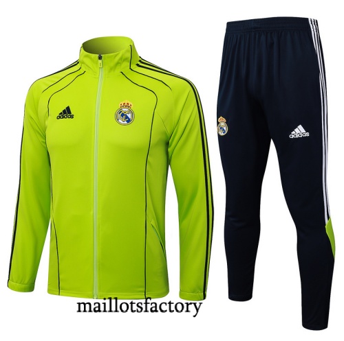 Achetez Veste Survetement Real Madrid 2025/26 Vert/Noir/Blanc