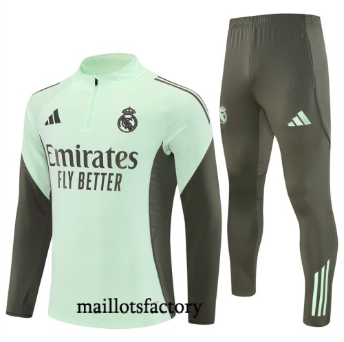 Soldes Survetement Real Madrid 2025/26 Vert