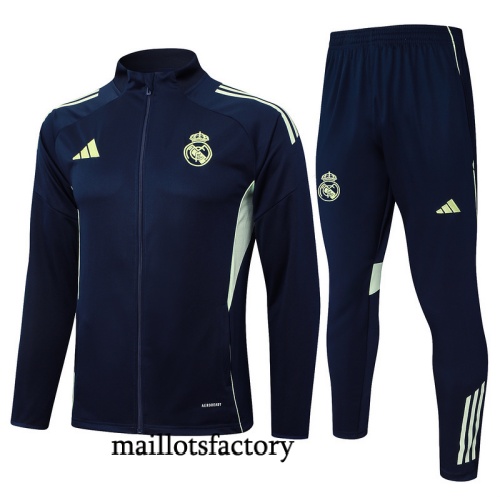 Grossiste Veste Survetement Real Madrid 2025/26 Vert/Vert