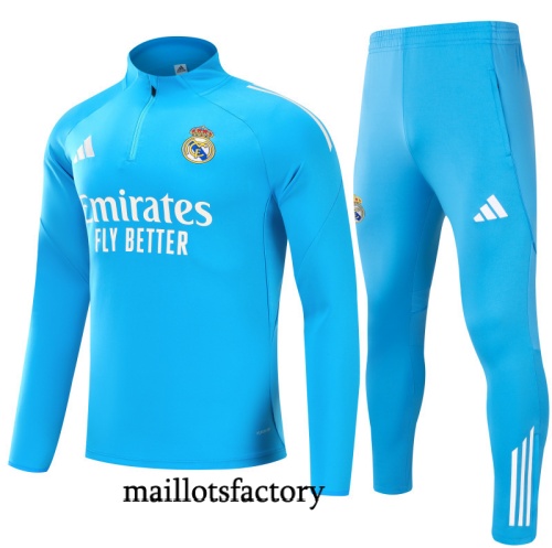 Achat Survetement Real Madrid 2025/26 Bleu/Blanc