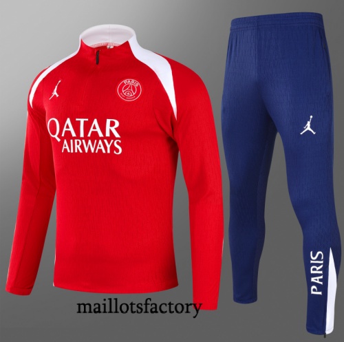 Vente Survetement PSG 2025/26 Rouge/Bleu/Blanc