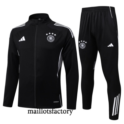 Site Veste Survetement Allemagne 2025/26 Noir/Blanc/Gris