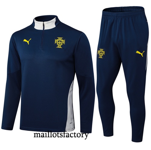 Soldes Survetement Portugal 2025/26 Bleu Marine/Blanc