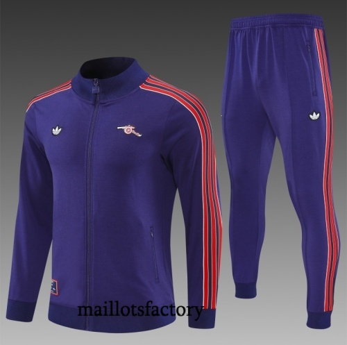 Achat Veste Survetement Arsenal 2025/26 Violet/Rouge