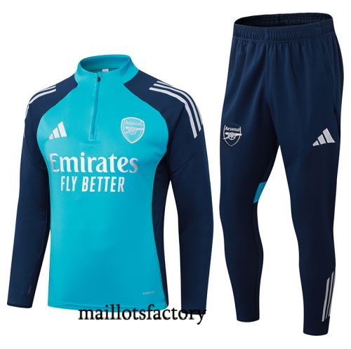 Grossiste Survetement Arsenal 2025/26 Bleu/Blanc