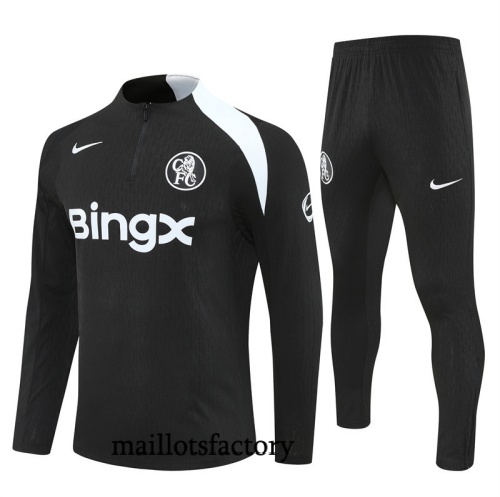 Achat Survetement Chelsea 2025/26 Noir/Blanc