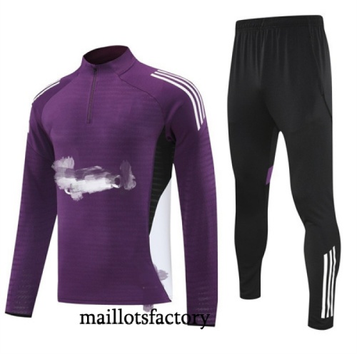 Achat Survetement Manchester United 2025/26 Violet/Noir/Blanc