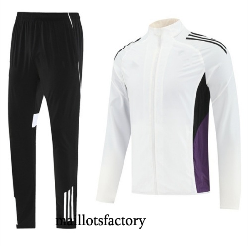 Soldes Coupe vent Manchester United 2025/26 Blanc/Noir/Violet