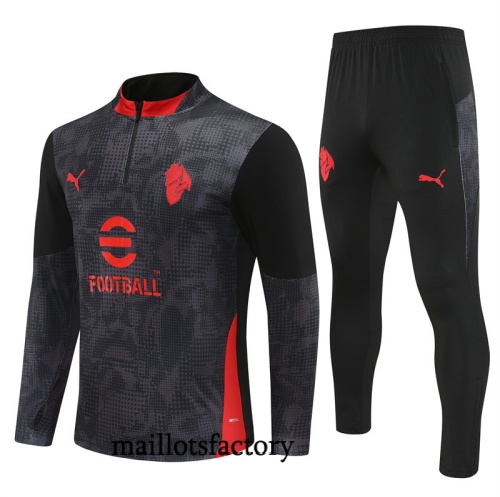 Achat Survetement AC Milan 2025/26 Noir/Rouge