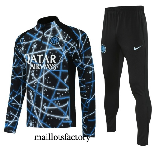 Grossiste Survetement Inter Milan 2025/26 Bleu/Noir