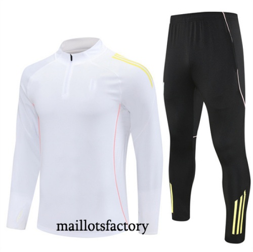Achetez Survetement Juventus 2025/26 Blanc/Noir/Jaune